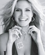 Heidi Klum bebe için tasarladı Heidi Klum bebe için tasarladı